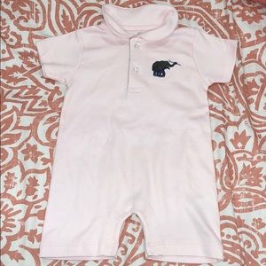 Union League (elephant) baby golfer onesie